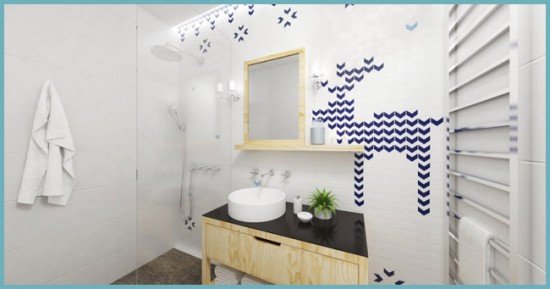 Скандинавський стиль: нордичний характер в інтерєрі ванної кімнати