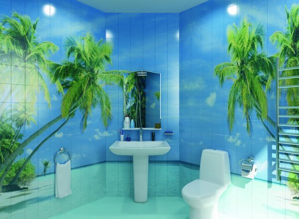 3д панелі для ванної кімнати (3d панелі з пвх) — види і особливості (фото і відео)