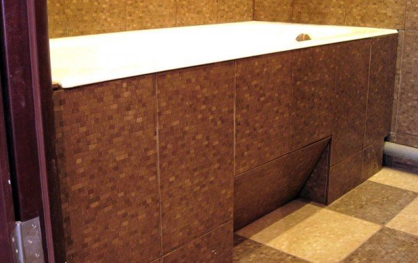 Екрани під ванну — види, конструкція і розміри (фото, відео)