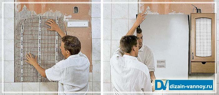 Дзеркало з підігрівом для ванної кімнати   варіанти запобігання запотівання