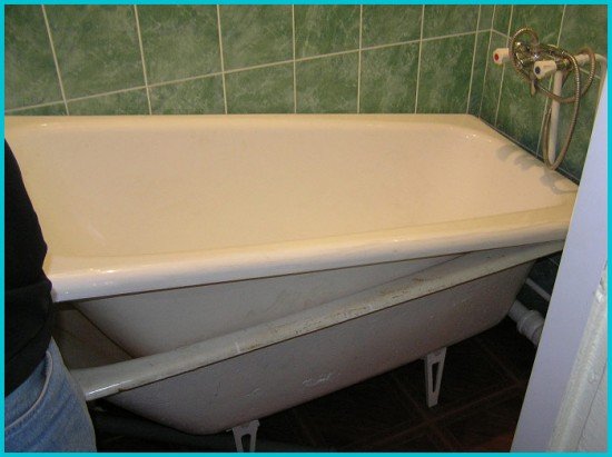 Реставрація ванн за допомогою акрилу своїми руками
