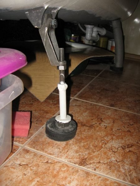 Ніжки для сталевої ванни своїми руками, універсальні ніжки (фото і відео)