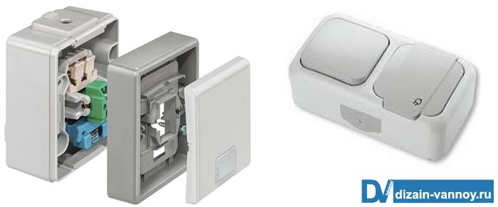 Як підключити вимикач у ванній кімнаті і туалеті Як підключити вимикач у ванній кімнаті і туалеті