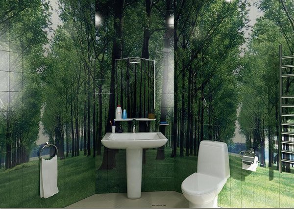 Панно з плитки в ванну, як вибрати і існуючі види