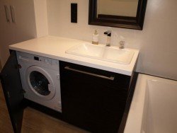 Види раковин з тумбою під пральну машину, особливості їх встановлення Види раковин з тумбою під пральну машину, особливості їх встановлення