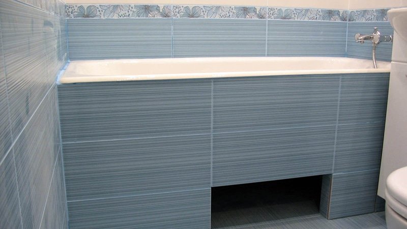 Як обкласти ванну плиткою: фото роботи своїми руками