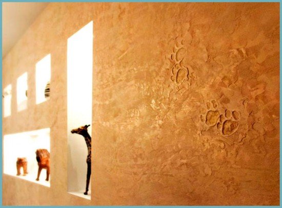 Як створити красивий інтерєр у ванній кімнаті за допомогою декоративної фактурної штукатурки: фотопримеры