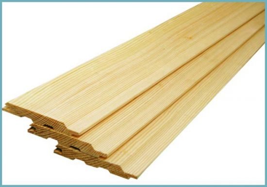 Кріплення та обробка вагонка для лазні з різних порід дерев