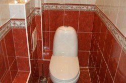 Облицювання туалету плиткою: комфортабельність і зручність Облицювання туалету плиткою: комфортабельність і зручність