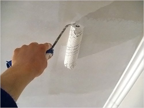 Шпаклівка бетонного та гіпсокартонного стелі своїми руками