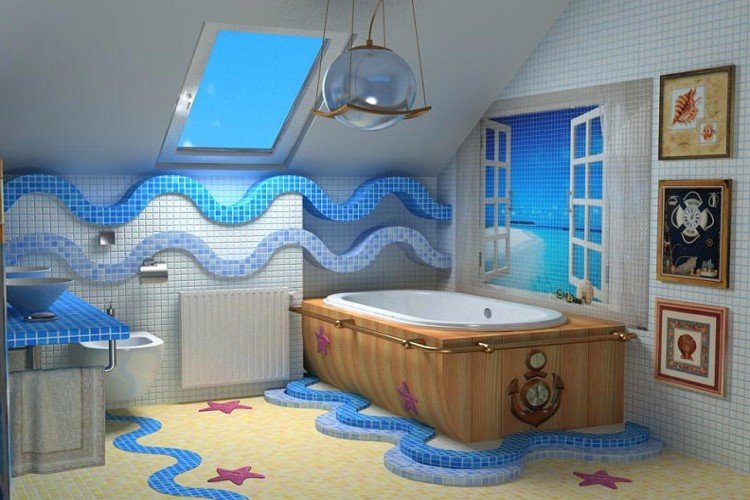 Ванна кімната дизайн, багато готових рішень