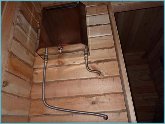 Банні печі з баком для води своїми руками