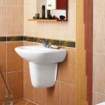 Плитка для ванної бамбук: фото жовта і блакитна кімната