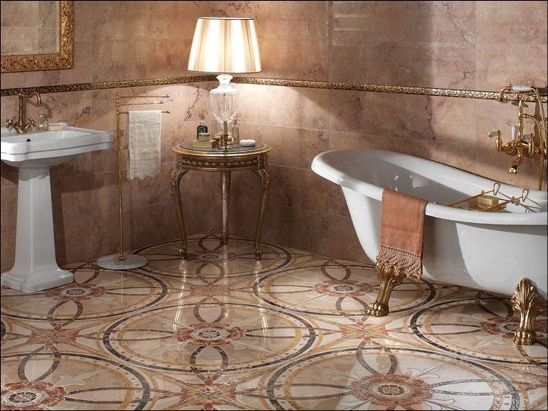 Підлогова плитка для ванної: яку вибрати