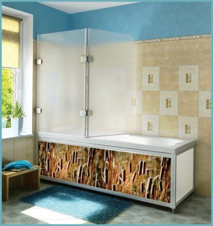 Як зробити декоративний екран або нішу під ванну своїми руками