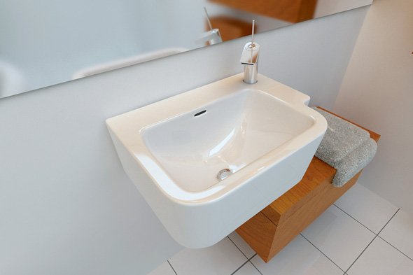 Вибираємо маленьку раковину у ванну або туалет