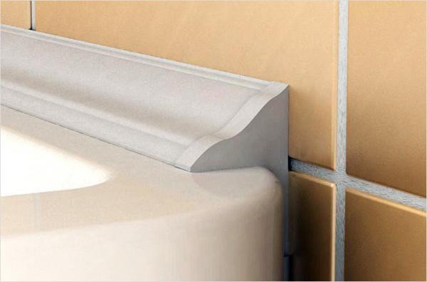 Як закрити стик між ванною і плиткою — фото і покрокова відео