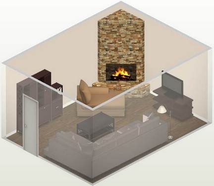 Симетрія і асиметрія в інтерєрі