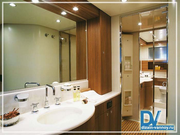 Великі дзеркала у ванній кімнаті   фото дизайну та інтерєру