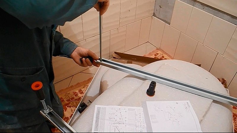 Установка акрилової ванни своїми руками: фото і відео інструкція