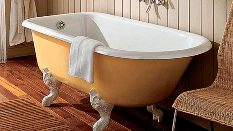 Скільки важить чавунна ванна: 150х70 і 170х70