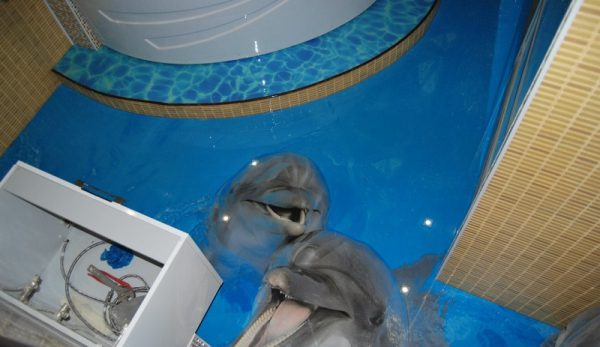 Наливна підлога у ванній кімнаті своїми руками — фото та відео інструкція