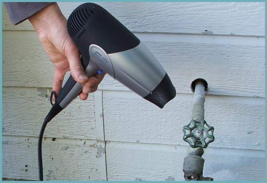 Як відігріти замерзлий водопровід з пропілену і пластикових труб?