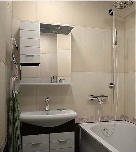 Дизайн ванної кімнати 3 кв м