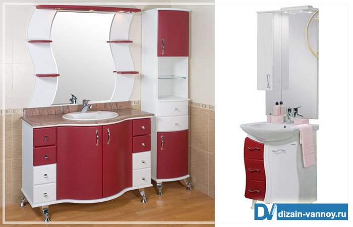 Меблі для ванної економ класу і недорогі комплекти