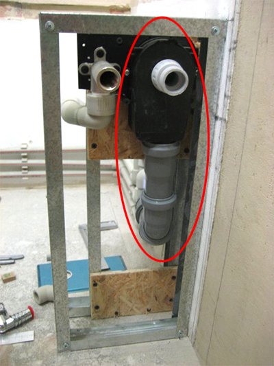 Як зробити злив пральної машини в каналізацію прямо