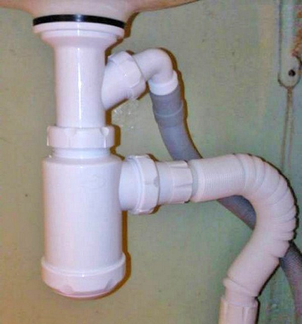 Сифон для пральної машинки – призначення, способи установки