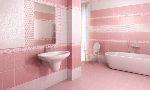 Обробка кахлем у ванній кімнаті стін і підлоги (фото)