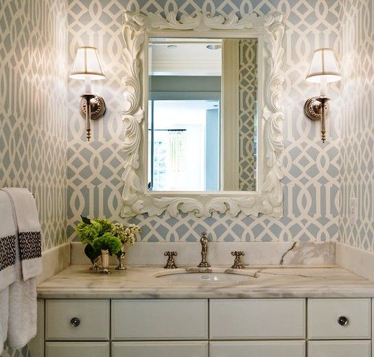 Шпалери в ванну кімнату, їх види та правила підбору