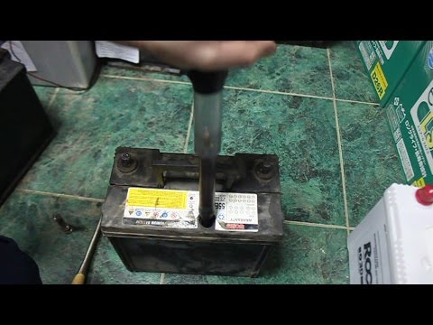 Процедура заміни електроліту в акумуляторі