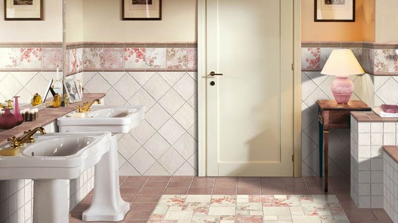 Розкладка плитки у ванній: 70 фото дизайну інтерєрів