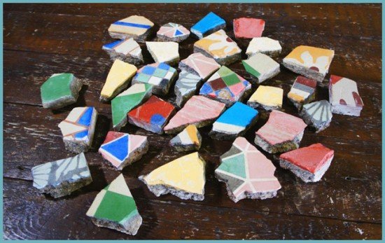 Мозаїка з битою плитки своїми руками: докладні інструкції з покроковими фото, ескізи і приклади