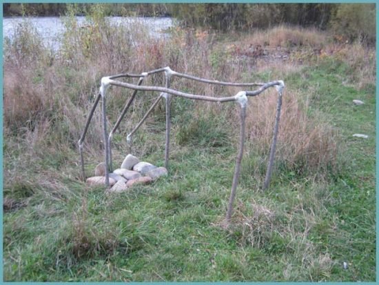 Похідна лазня з намету і поліетилену: робимо своїми руками