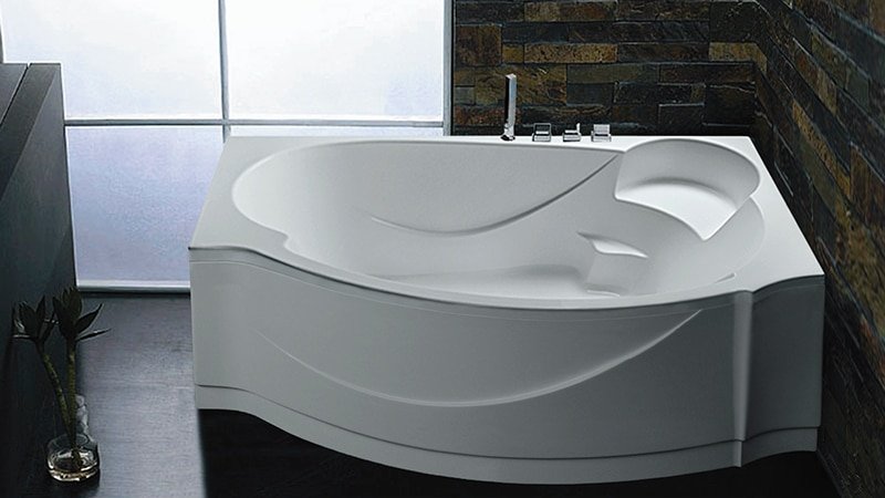 Ванни акрилові: кутові асиметричні