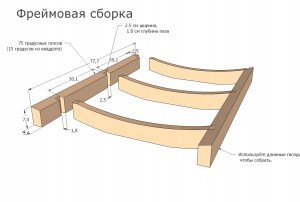 Самостійне виготовлення шезлонга для дачі