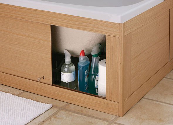 Як і чим закрити простір під ванною