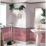 Фото плитка у ванній з малюнком: красива синя