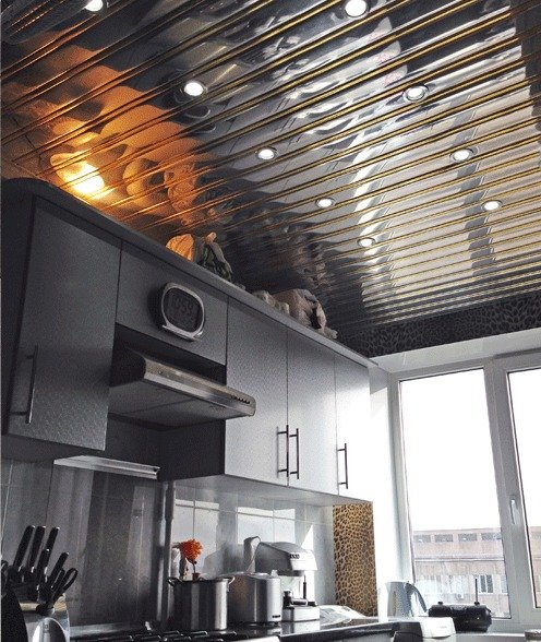 Дизайн та оздоблення стелі: гіпсокартон, шпалери, натяжні стелі