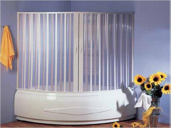 Ширма для ванної: різновиди і як вибрати