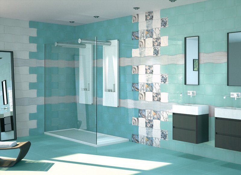 Дизайн плитки у ванній
