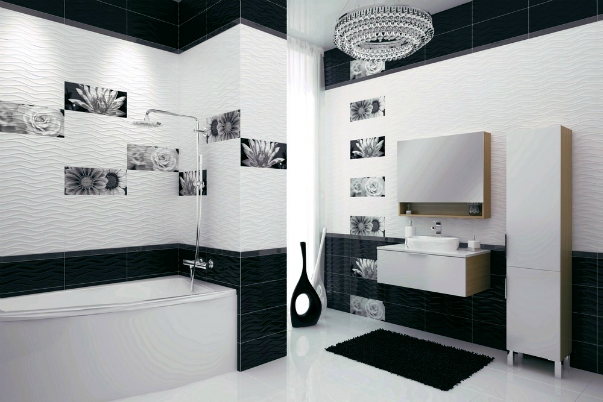 Настінна плитка у ванну кімнату, які є види і як вибрати