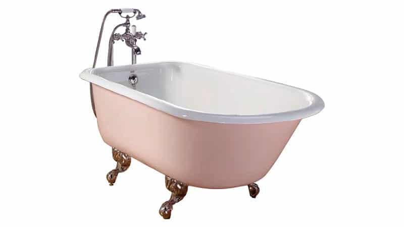 Отдельностоящая ванна на ніжках: фото приклади зразків