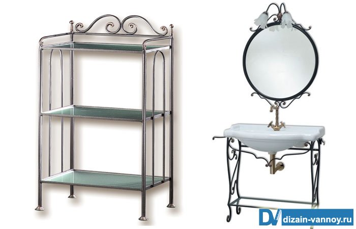 Меблі для ванної кімнати і туалету: види, фото і зразки