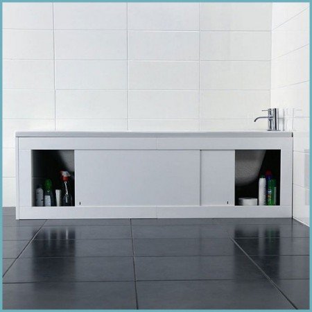 Як і чим закрити простір під ванною