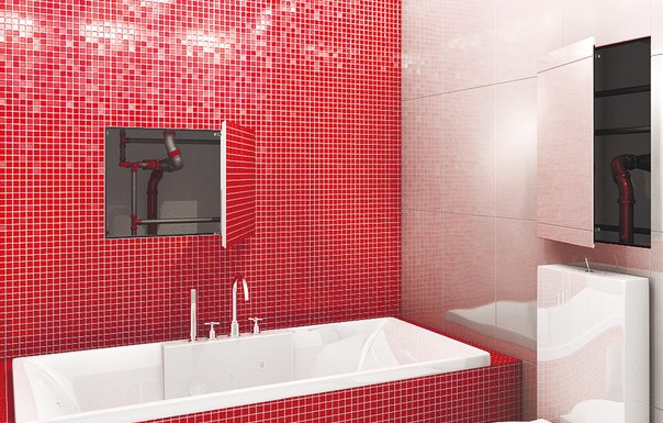 Люки для ванної кімнати під плитку розміри та їх параметри