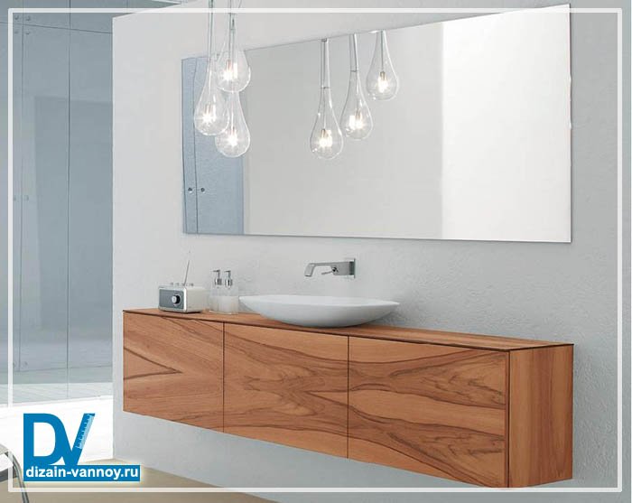 Великі дзеркала у ванній кімнаті   фото дизайну та інтерєру